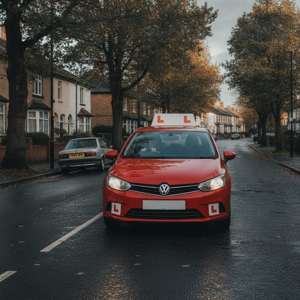 What are learner drivers not allowed to do in the UK?
