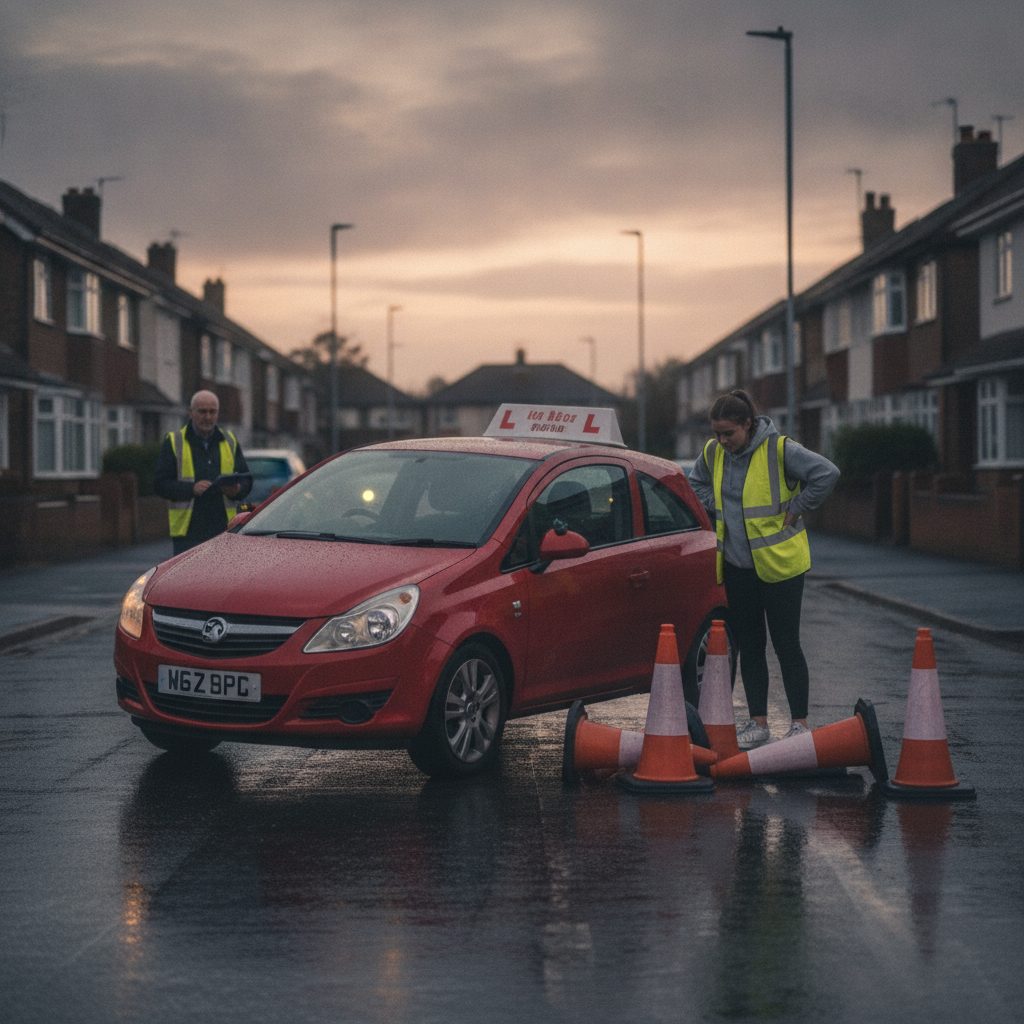 Who is responsible if a learner driver crashes?